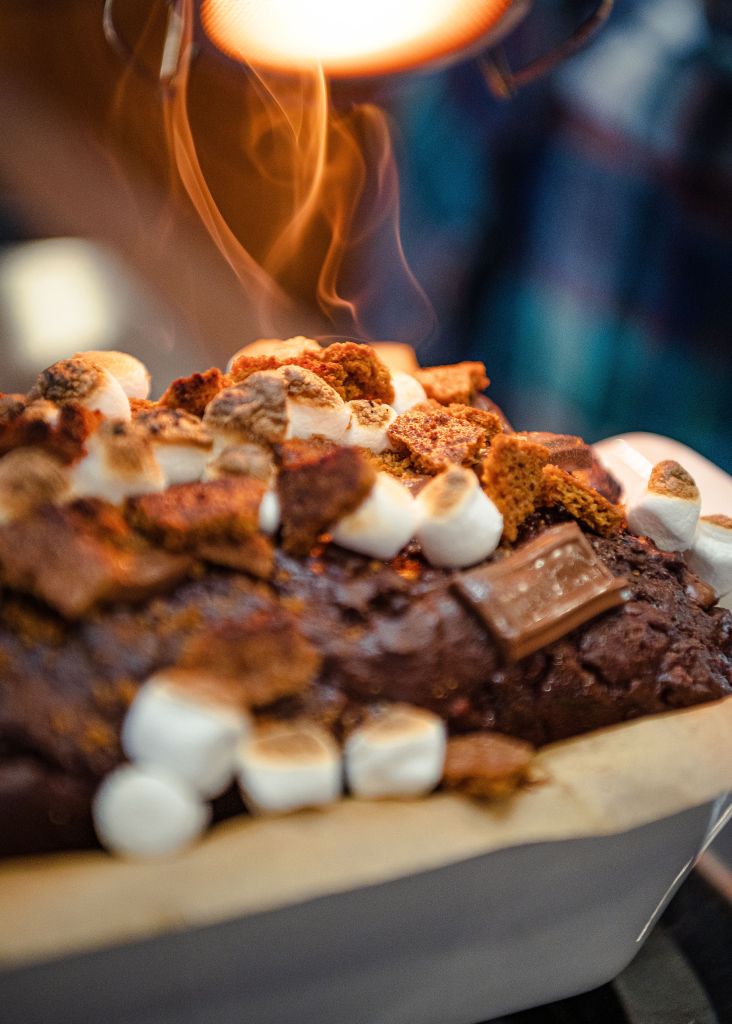 S’mores Chocolate Banana Bread